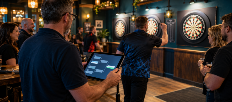 more than a scoreboard: how pub darts manager brings every tournament together